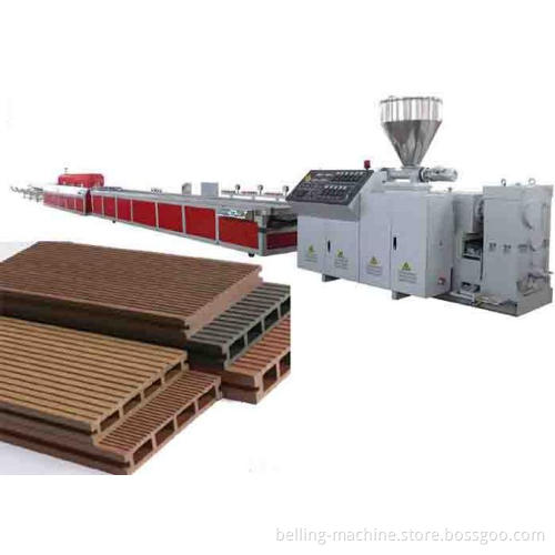 Wood PE Profiles Extruder/Making Machines for Floor/Slab